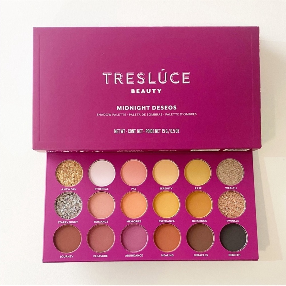 Tresluce Beauty Midnight Deseos Eyeshadow Palette 15g - New in Box - Picture 4 of 8